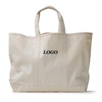 Sac fourre-tout en toile 100% coton personnalisé, grande capacité, pour femmes, réutilisable, écologique, motif de lettres personnalisable, logo personnalisé