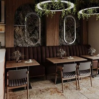 Mobilier restaurant personnalisé restaurant café hôtel bar intérieur ensembles tables et chaises mobilier restaurant commercial
