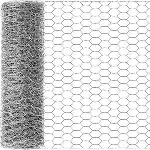 Yuking Hexagonal Galvanized Chicken <b>Wire</b> Mesh Poultry <b>Netting</b> Fence for Garden and Pet Rabbits with 0.3-2.0mm <b>Wire</b> Gauge - Product Image 1