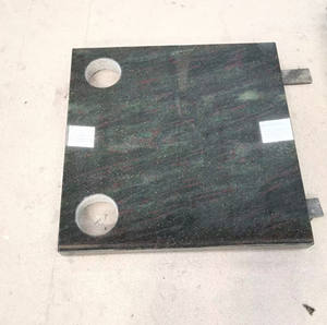 フラット墓マーカースターギャラクシー黒御影石スラブウェッジ記念墓石墓地草マーカー用 - Product Image 3