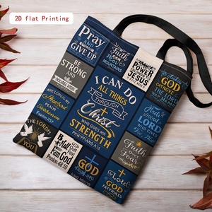 <span class=keywords><strong>Sac</strong></span> <span class=keywords><strong>à</strong></span> bandoulière pour <span class=keywords><strong>femme</strong></span> avec imprimé <span class=keywords><strong>citation</strong></span> chrétienne, <span class=keywords><strong>sac</strong></span> fourre-tout élégant et minimaliste, <span class=keywords><strong>sac</strong></span> <span class=keywords><strong>à</strong></span> <span class=keywords><strong>main</strong></span> décontracté pour <span class=keywords><strong>femme</strong></span> - Product Image 2