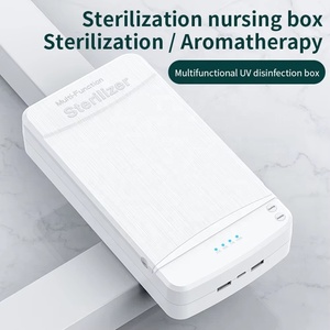 Professional UV Sterilizer Box for <b>Nail</b> <b>Tools</b> Tips Portable USB <b>Nail</b> Machine Stainless Steel Components Salon Use Tweezers - Product Image 3