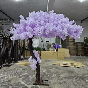 Arbre à fleurs de cerisier artificiel en soie rose Sakura <span class=keywords><strong>japonais</strong></span> S-CT pour décoration intérieure et extérieure - En solde - Product Image 4