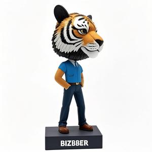 Su misura testa di <span class=keywords><strong>tigre</strong></span> <span class=keywords><strong>immagine</strong></span> testa di Bobble bambola realistica resina artigianale corpo umano stampo per la collezione di Souvenir o regali - Product Image 2