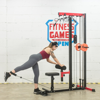 Equipo de Fitness 2 en 1 de baja fila, Cable extraíble, máquina de ejercicio, RUIBU-2010 de gimnasio