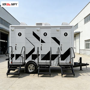 Remorque WC portable en acier Série Architect pour usage en parc, conception extérieure, construction et mise en conformité avec les plans - Product Image 5