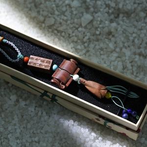 สร้อยคอเครื่องรางจีน<span class=keywords><strong>โบราณ</strong></span> สร้อยคอแฟชั่น สร้อยคอไม้จูจูบลายสายฟ้า - Product Image 3