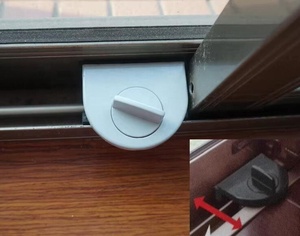 Chống Trộm Cửa sổ khóa nhựa thép hợp kim nhôm trượt cửa sổ khóa dịch cửa sổ khóa bảo vệ trẻ em - Product Image 2