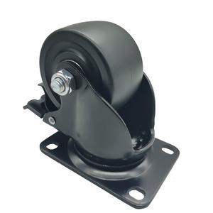 2/2,5/3inch Low Center Gravity Denim Maske Machine <span class=keywords><strong>Caster</strong></span> Hochleistungs-Nylon rolle Stahl körper Kugellager Universal Swivel Design - Product Image 2