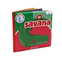 Libros de Espuma EVA Suave Estilo Edicart, Libro de Baño Educativo y Colorido para Niños, 8 Artículos, 0+, Hecho en Italia