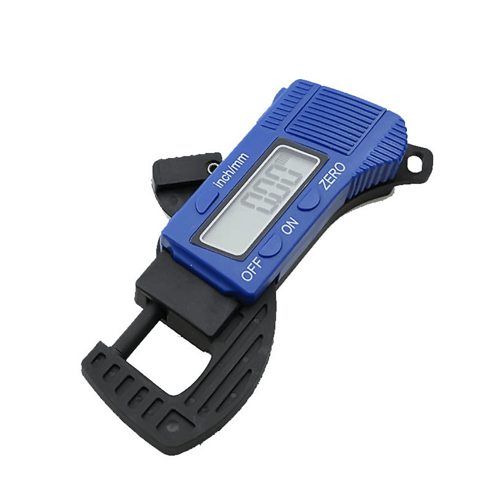 0-12.7mm Jewelry LCD Screen Micrometer Caliper Carbon Fiber Paper Digital Electronic Tool Horizontal Thickness Gauge Mini