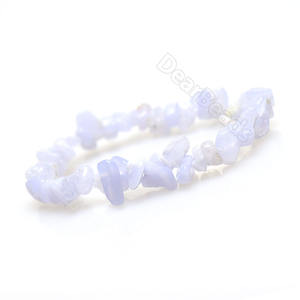 Bracelet à pierre naturelle pour femmes, à la mode, personnalisé, puce cristal, extensible, Durable, cadeau, 10 pièces - Product Image 3