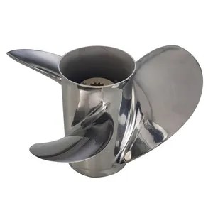 Factory Price 25~70 Hp 10 3/8*13 Inch Suppliers Polishing Stainless Steel Boat Marine Ship Propeller