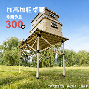 Portable Outdoor Folding <b>Table</b> Aluminum Rectangular 2 Seater Camping Picnic Use - Product Image 1