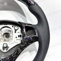 Volant de voiture en fibre de carbone forgé personnalisé par le fabricant pour BMW E90 E91 E92 E93 E82 E84 E88 E87 M3 Volant sport