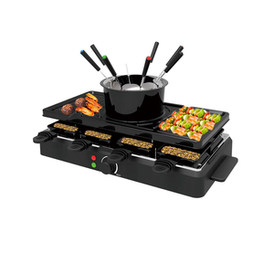 <span class=keywords><strong>Machine</strong></span> à <span class=keywords><strong>raclette</strong></span> électrique d'intérieur innovante <span class=keywords><strong>pour</strong></span> le fromage, matériau antiadhésif PTFE, efficacité énergétique classe A+++ 1200-1300W <span class=keywords><strong>pour</strong></span> la maison - Product Image 2