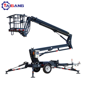 Plataforma Elevadora Hidráulica Eléctrica/Gasolina/Diésel 220V 110V AC, Elevador de Personal con Altura Máxima de 24m - Product Image 3