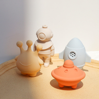 PAISEN silicona preescolar bebé baño juguetes molde libre Squirty baño juguete para niños pequeños bebés no tóxico bañera juguetes para bebés