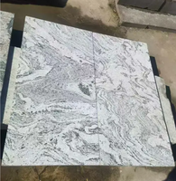Carrelage en granit gris Juparana poli pour la conception de villas modernes
