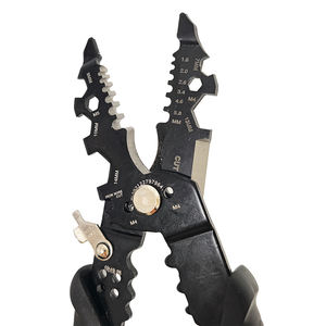 Black Carbon Steel Multi-functional Cutting <b>Wire</b> <b>Stripper</b> Pliers DIY OEM KAILUN - Product Image 4