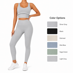 Sujetador Deportivo <span class=keywords><strong>XINO</strong></span> para Mujer, de Alta Sujeción, Ligero, para Yoga, con Tela Transpirable de Secado Rápido y Elástica en Cuatro Direcciones, Tirantes Cruzados en la Espalda - Product Image 2