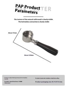 Portafiltro sin fondo de café Espresso <span class=keywords><strong>Sage</strong></span> <span class=keywords><strong>Barista</strong></span>, portafiltro desnudo de acero inoxidable de 54mm, herramientas para café y té, caja de regalo, embalaje - Product Image 3