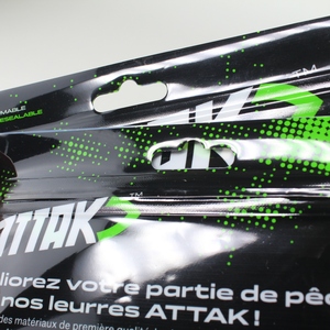 Độ ẩm bằng chứng 3 bên con dấu PE PET trong suốt tùy chỉnh logo cá thu hút mồi dây kéo túi bao bì in ống đồng bề mặt - Product Image 3