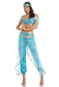 Vente en gros de pantalons jasmin aladdin sexy <span class=keywords><strong>Costume</strong></span> de princesse <span class=keywords><strong>Costume</strong></span> de danseuse du ventre arabe adulte <span class=keywords><strong>Costume</strong></span> de princesse jasmin Cosplay - Product Image 2