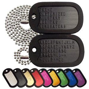 ป้ายห้อยคอสุนัขแบบขายส่ง หลากสีสัน สั่งทำได้ พร้อมชื่อ โลโก้  วัสดุสแตนเลส อลูมิเนียม  แบบนูนลาย  ชุดสร้อยคอป้ายห้อยคอสุนัขแบบ<span class=keywords><strong>ทหาร</strong></span>สหรัฐฯ - Product Image 3