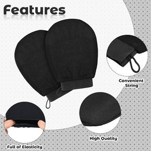Guantes Exfoliantes de Viscosa 100% Natural para Hammam, Estilo Simple, Eliminador de Piel Muerta para una Limpieza Corporal Profunda - Product Image 3