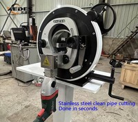 Machine de découpe orbitale de tuyaux, manuelle et automatique, pour la découpe de tuyaux en acier inoxydable et métalliques dans l'industrie de la santé et du médical