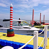 Plateforme flottante en plastique, ponton flottant, fabrication chinoise