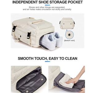 Muestra gratis MA logo Colorido Mochila de viaje de gran capacidad Mochila de negocios para computadora portátil Unisex - Product Image 3