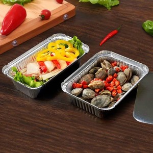 envases de comida para llevar de papel de aluminio caja de comida envases de papel de aluminio <span class=keywords><strong>clasificados</strong></span> en caliente - Product Image 6