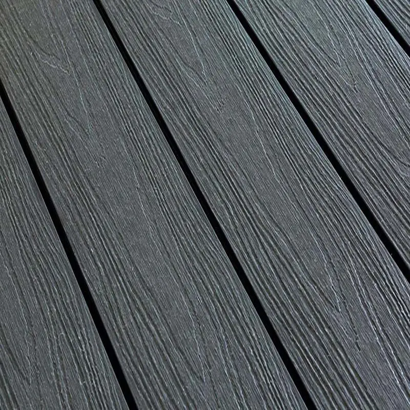 Custom 3D Embossing Wood Grain Composite Decking Board Interlock WPC PVC Outdoor Decking Tiles Wood Plastic Texture Flooring