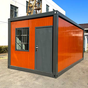 บ้านสำเร็จรูปแบบตู้คอนเทนเนอร์ขนาด 40 ฟุต ยี่ห้อ YZY Office สำหรับออสเตรเลีย โปแลนด์ บ้านแบบโมดูลาร์สำเร็จรูป ราคาบ้านสำเร็จรูปแบบตู้คอนเทนเนอร์ - Product Image 1