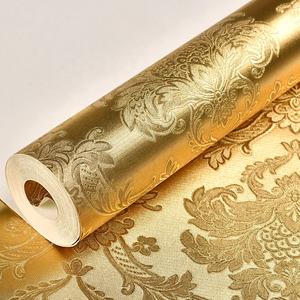 Carta da parati moderna a mosaico in lamina d'oro rivestimento murale (vecchio) rotoli di carta da parati impermeabile per pareti del tetto dell'hotel del negozio murale - Product Image 3