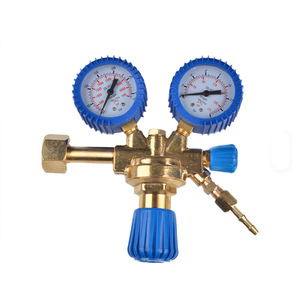 Vanne de réduction de pression électrique WQ 01 tout cuivre avec manomètre pour argon et CO2, pour usage industriel de soudage à l'arc, port haute pression 1/4 po - Product Image 5