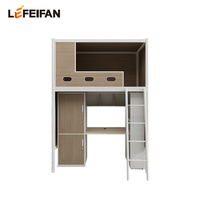 Lit superposé en métal moderne et durable pour dortoir scolaire, chambre à coucher, appartement, assemblé