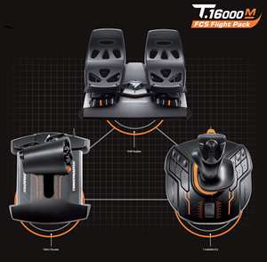 Juego Completo de Periféricos Thrustmaster T16000 FCS para <span class=keywords><strong>Microsoft</strong></span> <span class=keywords><strong>Flight</strong></span> Simulator, Joystick, Acelerador y Controlador de Aeronave DCS, Compatible con PC - Product Image 6