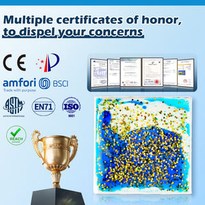 एचएफ मोंटेसरी शैक्षिक सीखने खिलौना संवेदी बीन बैग ग्लिटर आकार बच्चों के लिए कस्टम स्क्विशी खिलौने 3 डी नरम pvc - Product Image 5