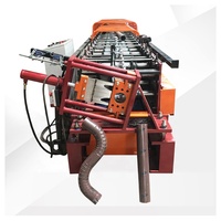 Machine de formage à rouleaux pour gouttières et tuyaux de descente pour gouttières rondes Pop
