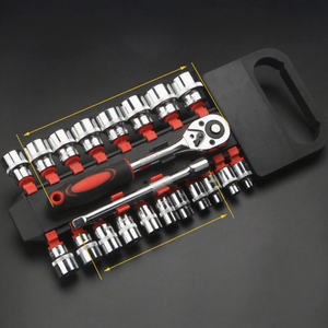 20PC 1/2 Inch Ổ Đĩa Sâu Tường Ổ Cắm Thiết Lập Nhiệm Vụ Nặng Nề Tác Động Công Cụ Điện <span class=keywords><strong>Kit</strong></span> Cho Xe Tải Xe Bánh Xe Lug Nut Loại Bỏ - Product Image 2