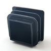 20x20mm Square Plastic Tube Plug Black Removable For <b>Display</b> <b>Rack</b> Steel Pipe Sealing Desktop Use - Product Image 3