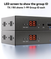 Extensor HDMI KVM de 120M, Transmisor 1080P 60Hz, IR y Multito-Multito, Compatible con PoE