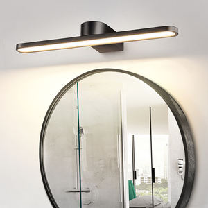 Lampe murale LED moderne de style artistique, luminaire mural de luxe pour salon, hôtel, salle de bain, corps en laiton, éclairage mural pour miroir de vanité - Product Image 1