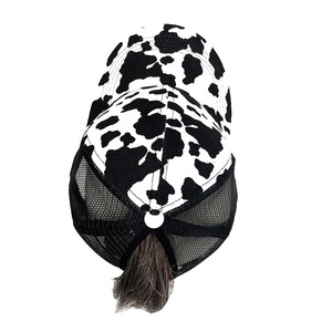 Y2k thiết kế ban đầu bò in mô hình Trucker mũ cho phụ nữ dù để che nắng kiểu tóc đuôi ngựa bị hỏng thiết kế thời trang đi xe đạp gorras de - Product Image 3