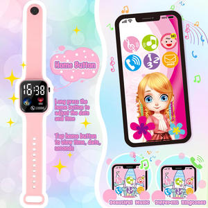 Sac à main en plastique <span class=keywords><strong>pour</strong></span> enfants simulation <span class=keywords><strong>de</strong></span> jeu jouet montre porte-monnaie et sac <span class=keywords><strong>de</strong></span> téléphone cadeau d'anniversaire <span class=keywords><strong>pour</strong></span> les filles - Product Image 5