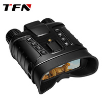 Jumelles TFN MV19 4K avec zoom 9X, lunettes de vision nocturne 3D montées sur la tête, infrarouge 850 nm