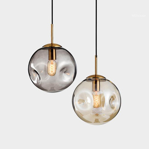 Creative Designer Modern <strong>Hanging</strong> <strong>Light</strong> Fixture Glass Bubble Ball Pendant <strong>Light</strong> for Kitchen Dinning Table - Product Image 2